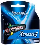 L&acirc;minas de barbear Xtreme 3 8 unid.