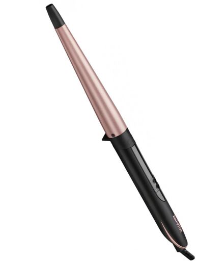 BaByliss Ferro de ondula&ccedil;&atilde;o c&ocirc;nico de quartzo rosa