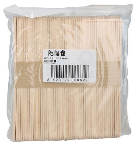 Eurostil Esp&aacute;tulas para Hot Wax 100 unidades