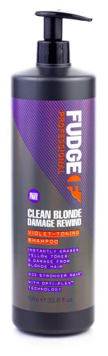 Fudge Clean Blonde Damage Rewind Shampoo Tonalizante Violeta