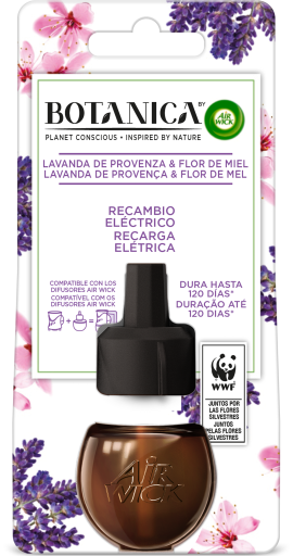 Recarga de ambientador elétrico Provence Lavender e Honey Flower 19 ml