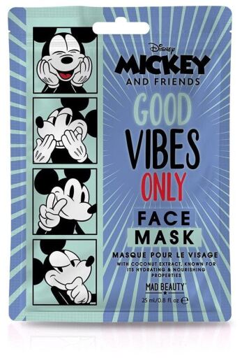 Mad Beauty M&aacute;scara Facial Mickey 1 Unidade