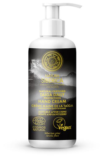 Natura Siberica Taiga Creme para as M&atilde;os Prote&ccedil;&atilde;o Di&aacute;ria 250 ml