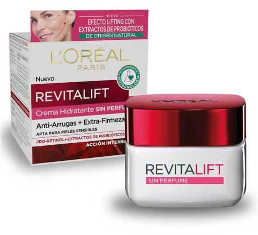 L'Or&eacute;al Paris Creme Hidratante Sem Fragr&acirc;ncia Revitalift 50 ml
