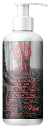 Natura Siberica Creme Reparador e Recuperador para M&atilde;os e Unhas 250 ml