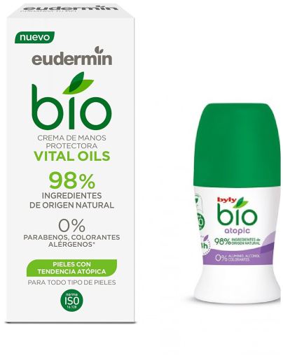 Eudermin Creme protetor para as m&atilde;os + desodorante roll-on