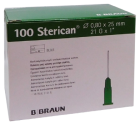Agulhas Sterican Green 25x8 mm 1 100 unidades
