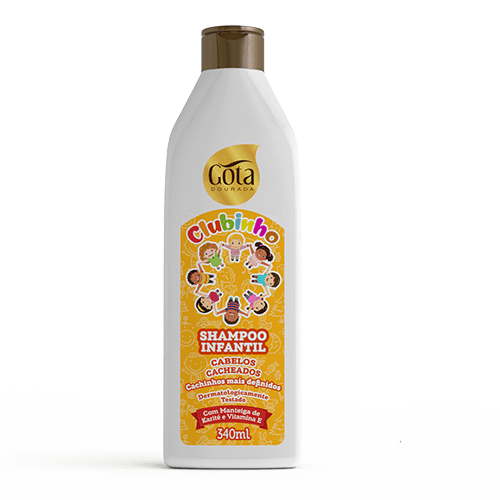 Shampoo infantil para cabelos cacheados 340 ml