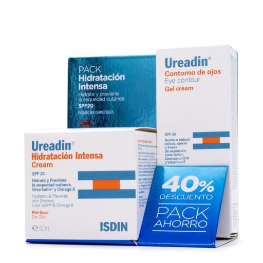 Isdin Creme Hidrata&ccedil;&atilde;o Ureadin 50 ml + Contorno de Olhos 15 ml