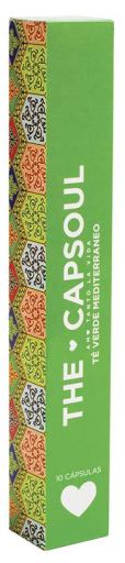 The Capsoul Mediterranean Green Tea 10 c&aacute;psulas compat&iacute;veis com nespresso
