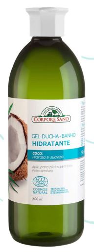 Corpore Sano Gel de banho hidratante de coco 600 ml
