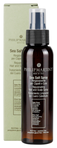 Spray fixador de sal marinho
