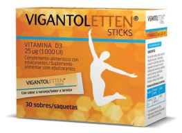 Vigantoletten Vitamina D3 Sticks 30 unidades