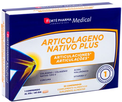 Forte Pharma Articolágeno Nativo Plus 30 Cápsulas
