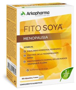 Arkopharma Fitosoya para Menopausa 60 c&aacute;psulas