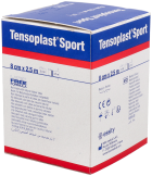 Atadura elástica adesiva esportiva Tensoplast 8 cm x 2,5 m