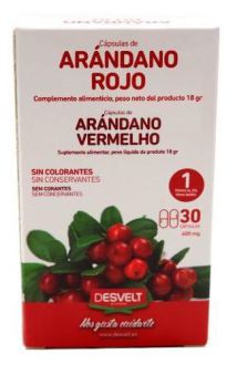 Desvelt Cranberry 30 C&aacute;psulas