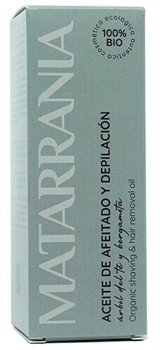 Matarrania &Oacute;leo de barbear e depilat&oacute;rio 100% org&acirc;nico, 100ml