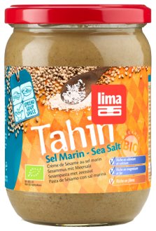 Lima Tahin org&acirc;nico com sal marinho 500 gr