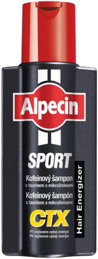 Champô Sport Coffein CTX para queda de cabelo e crescimento