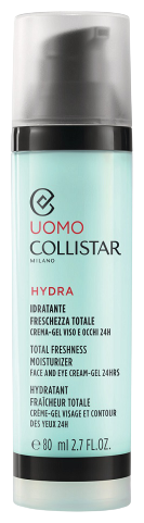 Collistar Uomo Total Frescura Creme Gel para Rosto e Olhos 80 ml