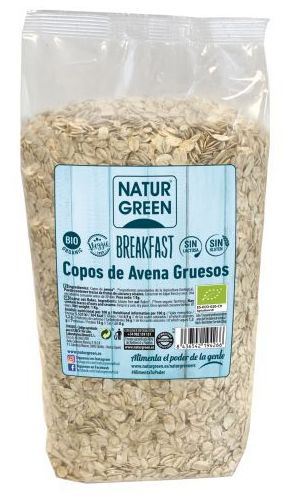 Naturgreen Flocos de Aveia Grosso Sem Gl&uacute;ten Bio 1kg