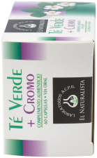 Chá Verde com Cromo 60 Cápsulas