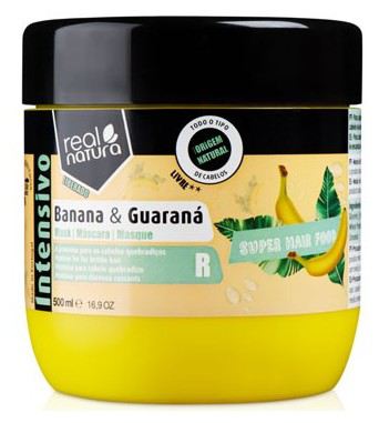 Super Hair Food Máscara Capilar Banana e Guaraná 500 ml