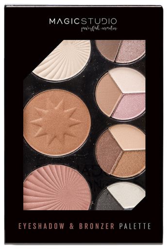 Magic Studio Paleta de sombras e bronzer 23 gr