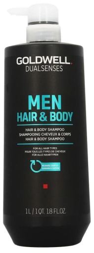 Shampoo masculino para cabelo e corpo Dualsenses