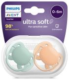 Chupeta Neutra Ultra Soft para bebês de 0 a 6 meses 2 unidades