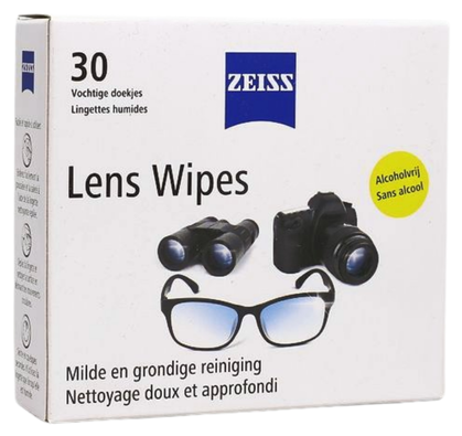 Lenços para óculos sem álcool 30 unidades