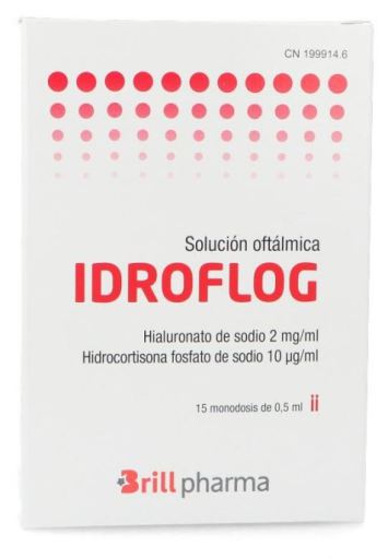 Brill Pharma Idroflog Solu&ccedil;&atilde;o Oft&aacute;lmica 15 Doses &Uacute;nicas