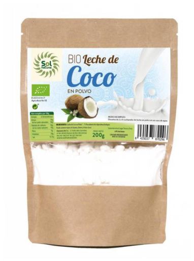 Leite de coco orgânico em pó 200 gr