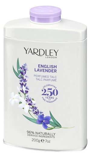 Pó aromatizado de lavanda inglesa