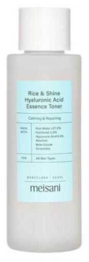 Toner Ess&ecirc;ncia de &Aacute;cido Hialur&ocirc;nico Rice And Shine 150 ml