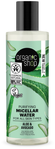 Organic Shop &Aacute;gua Micelar Purificante de Abacate e Aloe 150 ml