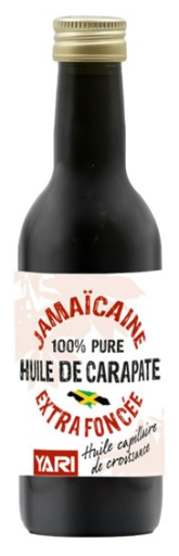 100% &oacute;leo de r&iacute;cino preto jamaicano 250 ml