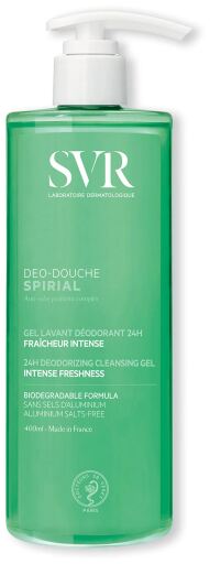 Spirial Déo-Douche Gel de Limpeza Desodorante 400 ml