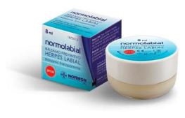 Normolabial Bálsamo para herpes labial FPS 30 Frasco de 8 ml