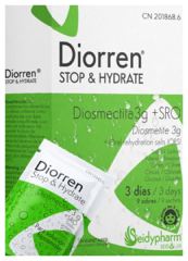 Diorren Stop &amp; Hydrate 9 Sachês