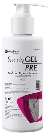Seid Lab Gel de pré-higiene íntima SeidyGel com probióticos 300 ml