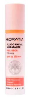Hidrotelial Fluido Facial Hidratante para Pele Seca FPS 15 50 ml