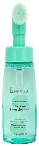 Idc Institute Aloe Vera Espuma de Limpeza com Exfobrush 240 ml