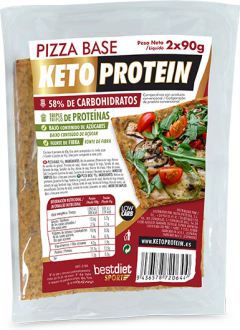 Base de Pizza Keto Protein 2 x 90 gr