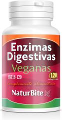 Comprimidos de enzimas digestivas veganas