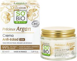 Creme de Dia Anti-Idade Ácido Hialurônico e Argan Orgânico 50 ml