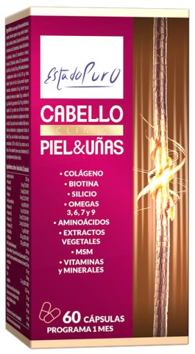 Tongil Pure State Cabelo, Pele e Unhas - 60 C&aacute;psulas