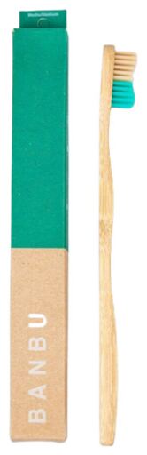 Escova de Dentes Média Adulto Verde 1 Unidade