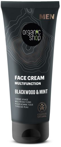 Organic Shop Creme Facial Multifuncional Blackwood & Mint 75 ml